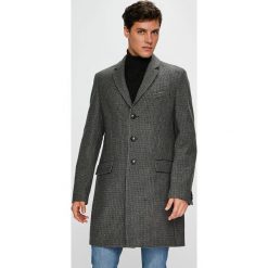 Tommy Hilfiger Tailored - Płaszcz. Szare płaszcze męskie marki Tommy Hilfiger Tailored, z wełny. W wyprzedaży za 899,90 zł.