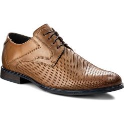 Półbuty LASOCKI FOR MEN - MB01-ELAN-02 Camel. Pomarańczowe buty wizytowe męskie marki Lasocki For Men, ze skóry. Za 179,99 zł.
