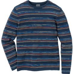 Swetry klasyczne męskie: Sweter Slim Fit bonprix ciemnoniebieski