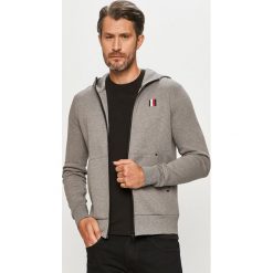 Tommy Hilfiger - Bluza. Szare bluzy męskie TOMMY HILFIGER, s, z nadrukiem, z bawełny, z kapturem, bez rękawów, z kapturem. Za 599,90 zł.