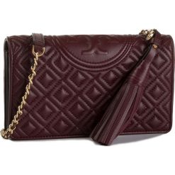 Torebka TORY BURCH - 50263 Claret. Czerwone torebki klasyczne damskie Tory Burch, bez wzorów, ze skóry, wizytowe, bez dodatków. Za 1439,00 zł.