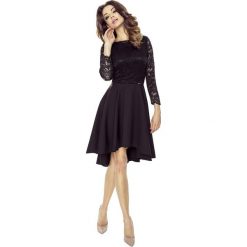 NICOL Sukienka koktajlowa z koronką Czarny. Czarne sukienki damskie Bergamo, na imprezę, xl, w koronkowe wzory, z elastanu, eleganckie, z klasycznym kołnierzykiem, bez rękawów. Za 229,00 zł.