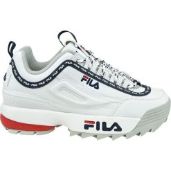 FILA Disruptor Logo Low Wmn 1010748-92N 38 Białe. Białe buty sportowe damskie Fila, bez wzorów, ze skóry, sportowe. W wyprzedaży za 449,99 zł.
