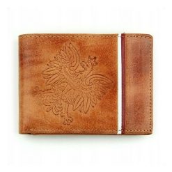 PORTFEL MĘSKI SKÓRZANY ORZEŁ FLAGA POLSKI N992B-HP. Portfele męskie ROVICKY, bez wzorów, ze skóry. Za 59,90 zł.