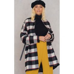 Płaszcze damskie: Trendyol Szeroki płaszcz w kratę – Multicolor