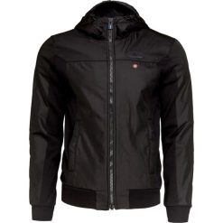 Kurtka AERONAUTICA MILITARE Czarny. Czarne bluzy męskie z kieszeniami marki Aeronautica Militare, z kapturem. Za 770,00 zł.
