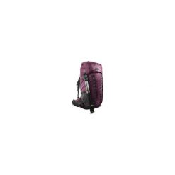 Plecak trekkingowy - TREK 900 70+10L dla kobiet. Różowe plecaki damskie FORCLAZ, bez wzorów, z elastanu. Za 599,99 zł.
