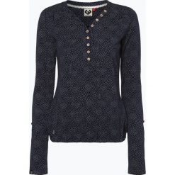 T-shirty damskie: Ragwear – Damska koszulka z długim rękawem, niebieski
