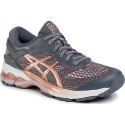Buty ASICS - Gel-Kayano 26 1012A457 Metropolis/Rose Gold 002. Szare buty sportowe damskie Asics, z materiału, sportowe, do biegania. Za 749,00 zł.