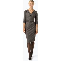 Weekend MaxMara - Sukienka damska, brązowy. Brązowe sukienki z falbanami WEEKEND MaxMara, xl, w kratkę, z kopertowym dekoltem, kopertowe. Za 899,95 zł.
