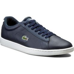 Sneakersy LACOSTE - Carnaby Bl 1 7-32SPW0132003 Nvy. Niebieskie półbuty damskie Lacoste, ze skóry ekologicznej. W wyprzedaży za 339,99 zł.