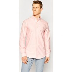 Koszula Polo Ralph Lauren Bsr 710792041. Różowe koszule męskie Polo Ralph Lauren, m, bez wzorów, z bawełny, casualowe, polo, bez rękawów. W wyprzedaży za 299,00 zł.