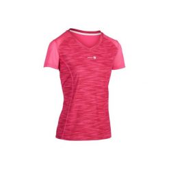 T-shirty damskie: T-Shirt Soft 500 róż-melanż