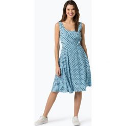 Calvin Klein Jeans - Sukienka damska, niebieski. Niebieskie sukienki damskie marki Calvin Klein Jeans, m, z nadrukiem, z jeansu, bez kołnierzyka, bez rękawów. Za 539,95 zł.