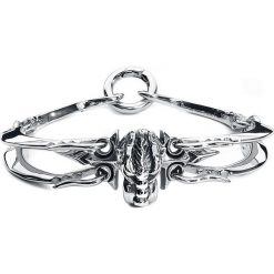 Wildcat Tribal Dragon Bracelet Bransoletka - Łańcuch srebrny. Szare bransoletki męskie marki Wildcat, srebrne. Za 99,90 zł.