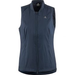 Kamizelka w kolorze granatowym. Niebieskie kamizelki damskie OCK. W wyprzedaży za 125,95 zł.