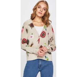 Desigual - Kardigan. Szare kardigany damskie marki Desigual, s, z bawełny. Za 349,90 zł.