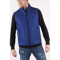 Geox Wilmer Kamizelka Niebieski. Niebieskie płaszcze męskie Geox, na wiosnę, s, bez wzorów, z materiału, bez kaptura. Za 567,95 zł.