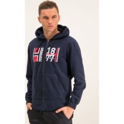 Bluza Helly Hansen 1877 Fz 53226. Niebieskie bluzy męskie Helly Hansen, m, bez wzorów, z bawełny, bez kołnierzyka, bez rękawów, bez kaptura. W wyprzedaży za 279,00 zł.