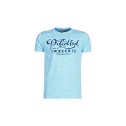T-shirty z krótkim rękawem Petrol Industries WRHIU. Niebieskie t-shirty męskie Petrol Industries, s, bez wzorów, bez kołnierzyka, krótkie. Za 116,10 zł.