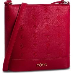 Torebka NOBO - NBAG-D4060-C005 Ciemnoczerwony. Czerwone listonoszki damskie Nobo, bez wzorów, ze skóry ekologicznej, wizytowe, bez dodatków. W wyprzedaży za 99,00 zł.