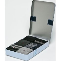Tommy Hilfiger - Skarpety (5-pack). Szare skarpetki męskie TOMMY HILFIGER, z bawełny. Za 119,90 zł.