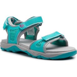 Sandały JACK WOLFSKIN - Acora Beach Sandal G 4030011 S Aquamarine. Niebieskie sandały dziewczęce Jack Wolfskin, ze skóry ekologicznej, bez zapięcia. W wyprzedaży za 139,00 zł.