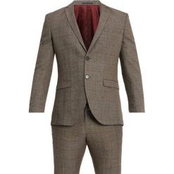 Selected Homme SLHSLIM MYLOLOGAN CHECK SUIT Garnitur major brown/red. Brązowe garnitury Selected Homme, z elastanu. Za 899,00 zł.