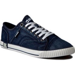 Tenisówki męskie: Tenisówki BIG STAR – W174517 Navy