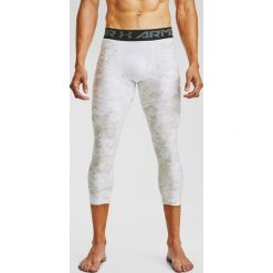Under Armour HeatGear® Printed Legginsy Biały. Białe spodnie męskie Under Armour, m, bez wzorów, z elastanu. Za 188,95 zł.