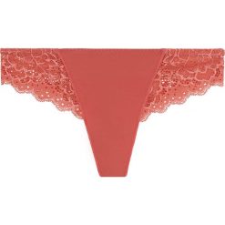 Figi tanga Simone Perele Caresse 12A710. Czerwone figi damskie Simone Pérèle, bez wzorów. Za 139,00 zł.