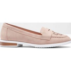 Buty wsuwane z pianką Youfoam bonprix dymny różowy. Różowe baleriny damskie bonprix, bez wzorów, bez obcasa. Za 79,99 zł.