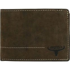 Portfel męski skórzany Buffalo Wild N992-H-1. Pomarańczowe portfele męskie BUFFALO WILD, bez wzorów, ze skóry. Za 59,90 zł.
