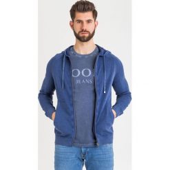 SWETER Joop! Jeans. Szare swetry męskie JOOP! Jeans, s, bez wzorów, z bawełny, z kapturem, z kapturem. Za 689,00 zł.