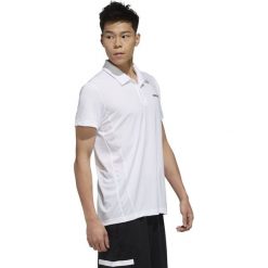 Koszulka polo adidas Designed 2 Move FL0332. Białe koszulki męskie Adidas, m, bez wzorów, z poliesteru, klasyczne, polo, bez rękawów. Za 99,00 zł.