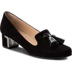 Półbuty BRENDA ZARO - F2372 Negro. Czarne półbuty damskie skórzane marki Brenda Zaro, eleganckie, na obcasie. W wyprzedaży za 279,00 zł.