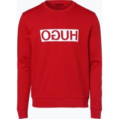 Bluzy męskie: HUGO - Męska bluza nierozpinana – Dicago, czerwony
