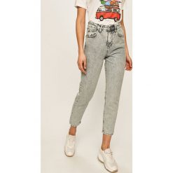 Answear - Jeansy. Niebieskie jeansy damskie ANSWEAR, s, bez wzorów, z bawełny. W wyprzedaży za 99,90 zł.