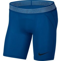 Spodenki Nike Pro HyperCool Shorts M Niebieskie. Niebieskie spodenki męskie termoaktywne Nike, m, bez wzorów, z materiału, biznesowe, do biegania. Za 94,99 zł.