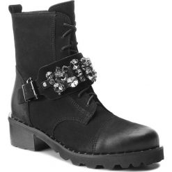 Botki R.POLAŃSKI - 0897/K Czarny Nubuk. Czarne buty zimowe damskie R.Polański, z nubiku. W wyprzedaży za 309,00 zł.
