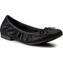 Baleriny TAMARIS - 1-22116-29 Black Struct. 006. Czarne baleriny damskie Tamaris, bez wzorów, ze skóry, bez obcasa, bez zapięcia. W wyprzedaży za 169,00 zł.
