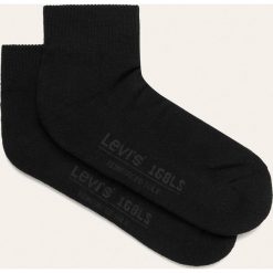 Levi's - Skarpety (2 pack). Czarne skarpetki męskie Levi's®, bez wzorów, z elastanu. Za 39,90 zł.