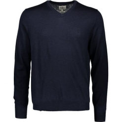 Sweter w kolorze granatowym. Niebieskie swetry klasyczne męskie marki GALVANNI, l, z okrągłym kołnierzem. W wyprzedaży za 195,95 zł.