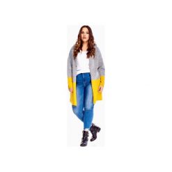 Sweter z kapturem. Szare swetry damskie Bird, bez wzorów, bez rękawów, z kapturem. Za 314,00 zł.