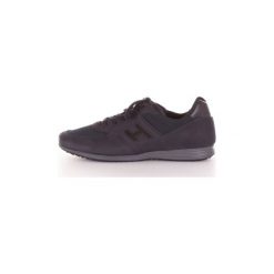 Buty Hogan HXM2050X602H4T. Niebieskie trampki męskie Hogan, bez wzorów, bez zapięcia. Za 893,86 zł.