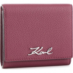 Mały Portfel Damski KARL LAGERFELD - 86KW3228 Wine. Czerwone portfele damskie KARL LAGERFELD, ze skóry. Za 569,00 zł.