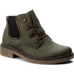 Botki RIEKER - 53234-54 Green. Czarne botki damskie skórzane marki Rieker. W wyprzedaży za 179,00 zł.
