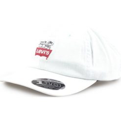 Levi's Czapka z daszkiem Biały. Białe czapki męskie Levi's®, z haftami, z elastanu. Za 188,95 zł.