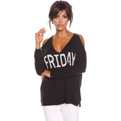 Sweter "Cynthia" w kolorze czarnym. Czarne bez kategorii marki 100% Maille, s. W wyprzedaży za 129,95 zł.