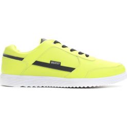 Buty sportowe męskie: Żółte Buty Sportowe Heavy